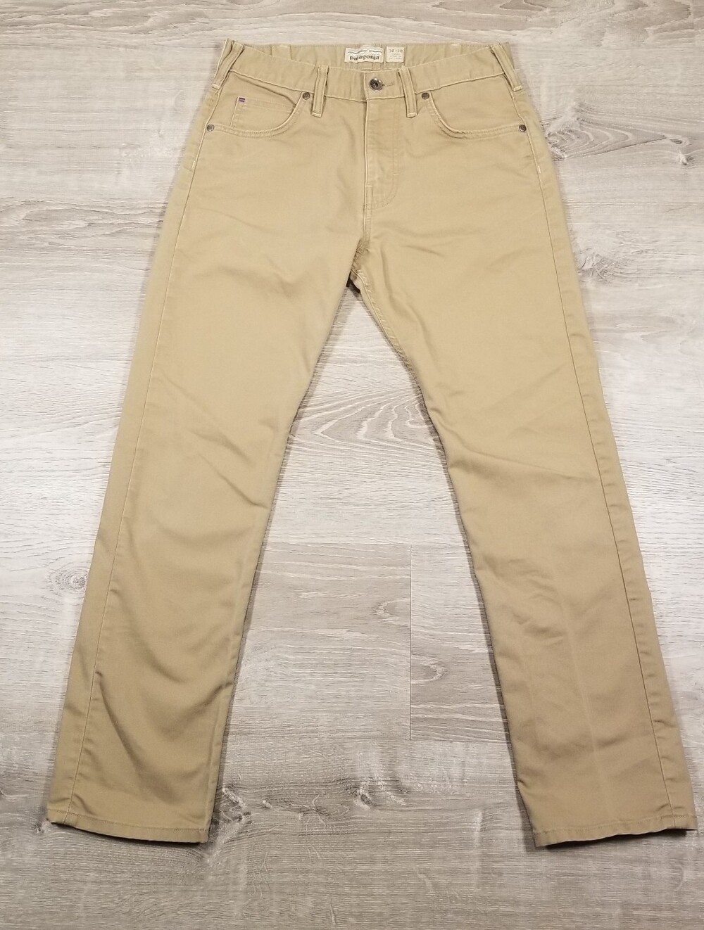 Patagonia Iron Clad Performance Twill Pants Straight Mens 30x30 Beige Stretch